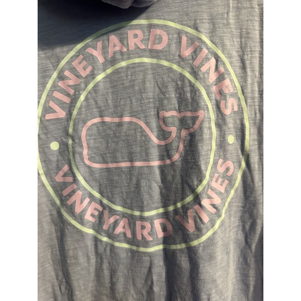 Vinyard Vines Long Sleeve Hooded Shirt Sz Small Blue Pink Lightweight Casual - Picture 5 of 11